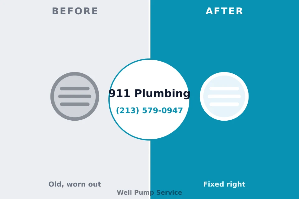 Before and after: plumbing repair Fort Shawnee, OH